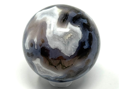 Moss Agate Crystal Sphere 5cm