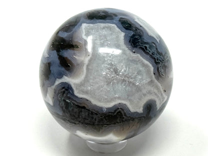 Moss Agate Crystal Sphere 5cm