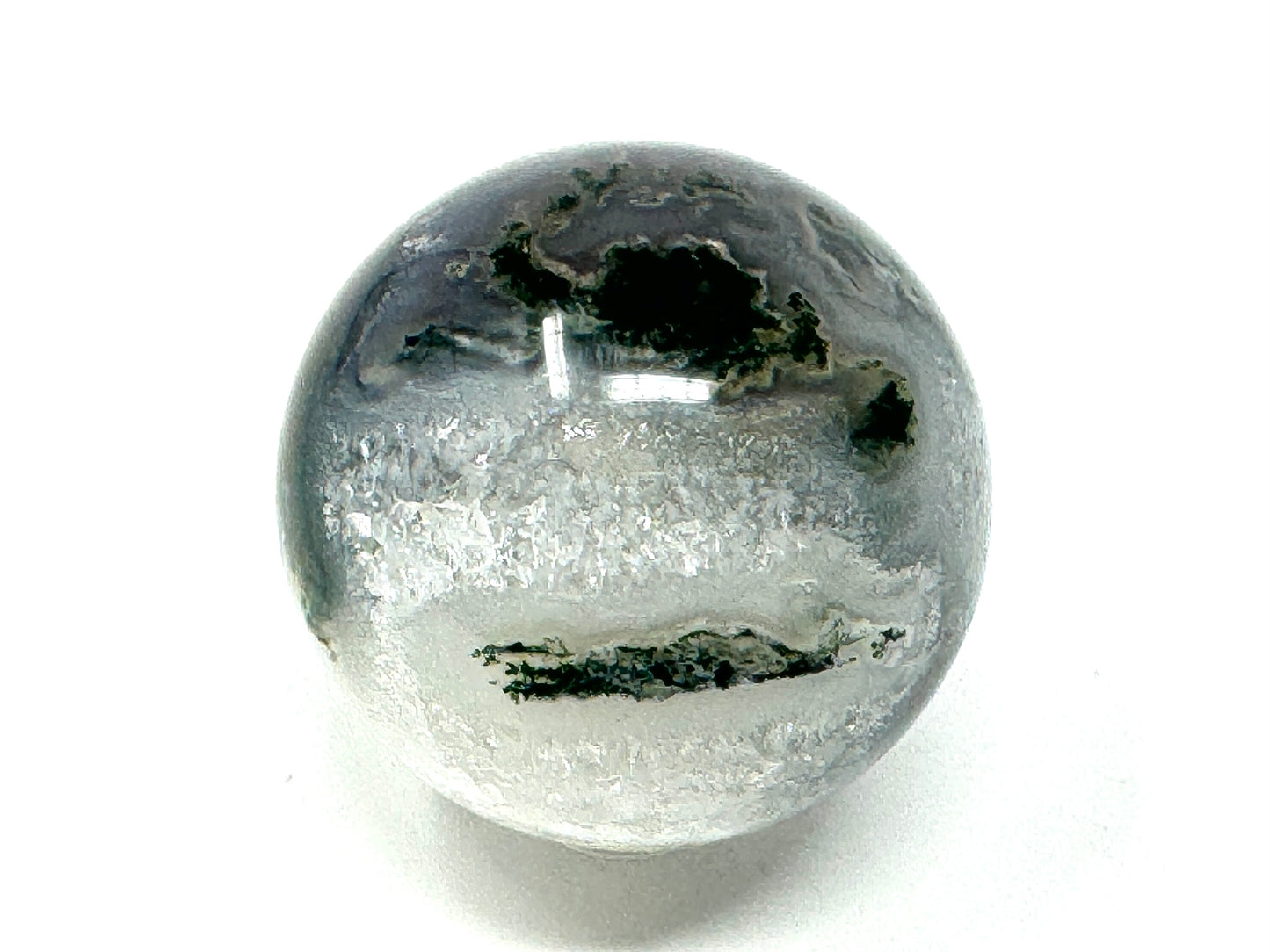 Moss Agate Crystal Sphere 4.9cm