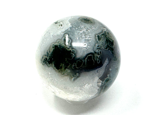 Moss Agate Crystal Sphere 4.9cm