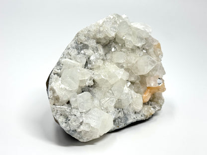 Large Natural Apophyllite Crystal Cluster With Stilbite 15.7cm