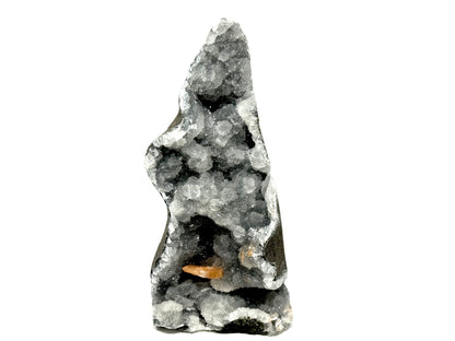 Natural Zeolite Crystal Druzy Chalcedony With Stilbite 17.8cm