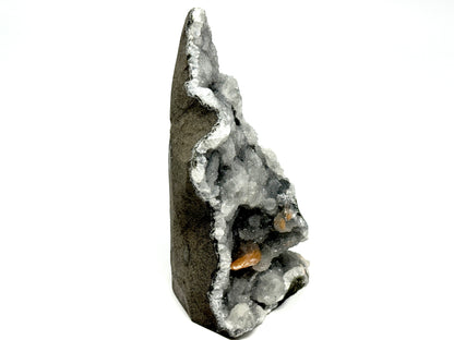 Natural Zeolite Crystal Druzy Chalcedony With Stilbite 17.8cm