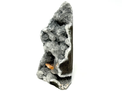 Natural Zeolite Crystal Druzy Chalcedony With Stilbite 17.8cm