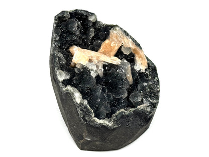 Natural Zeolite Crystal Druzy Chalcedony With Stilbite 6.7cm