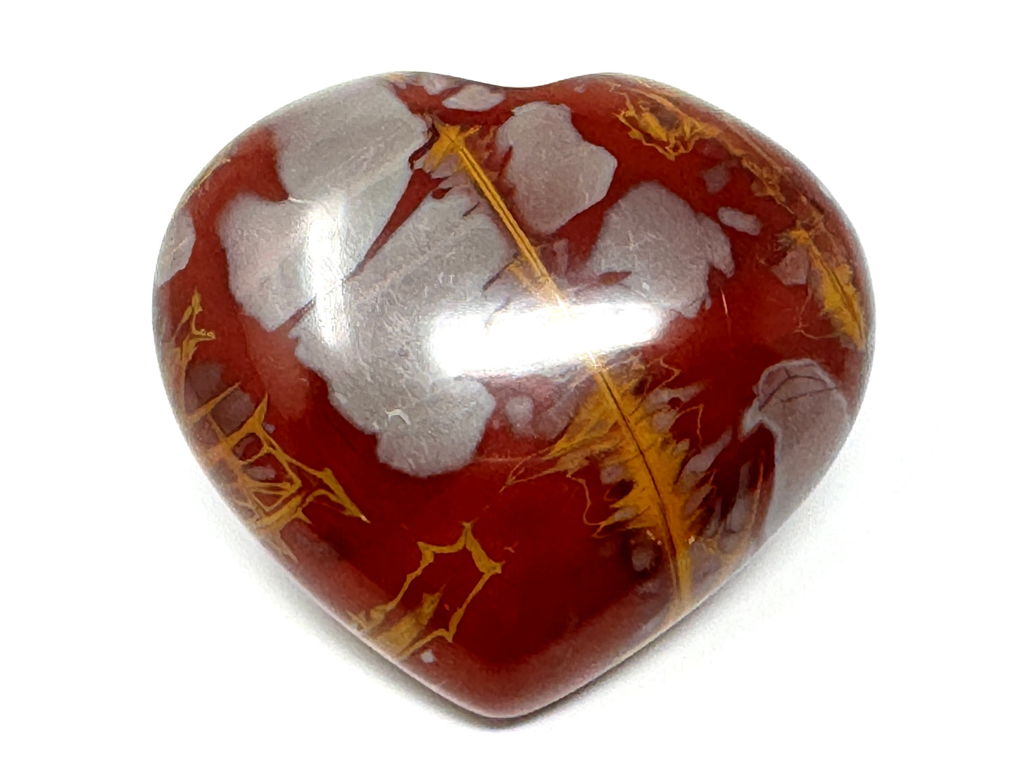 Noreena Jasper Crystal Heart 5.9cm
