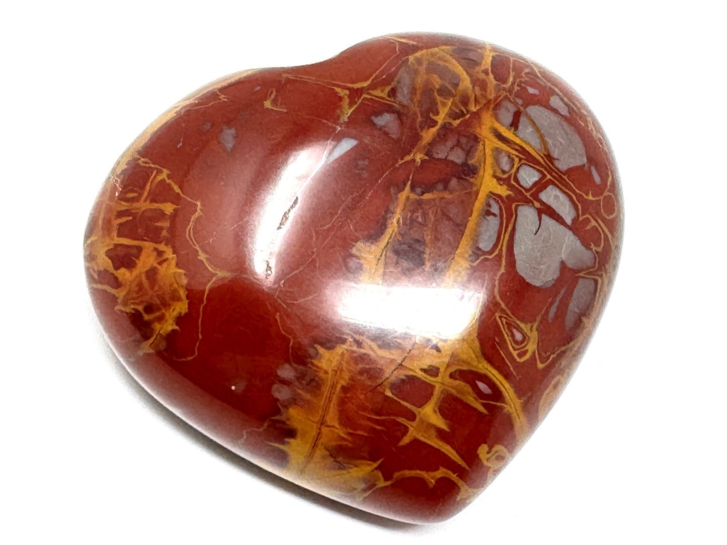 Noreena Jasper Crystal Heart 5.9cm