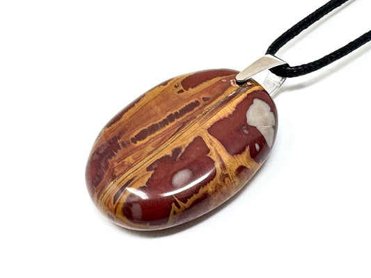 Noreena Jasper Pendant Oval 4cm