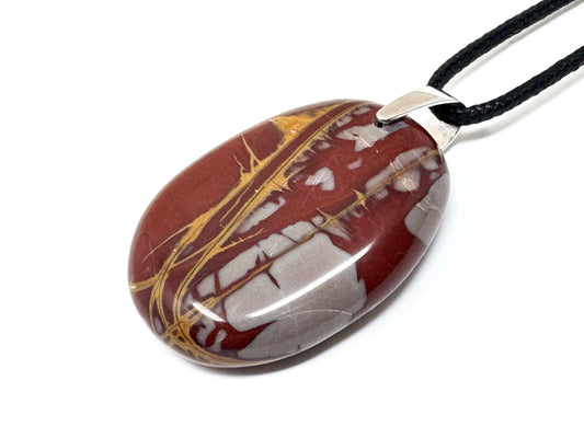 Noreena Jasper Pendant Oval 4cm