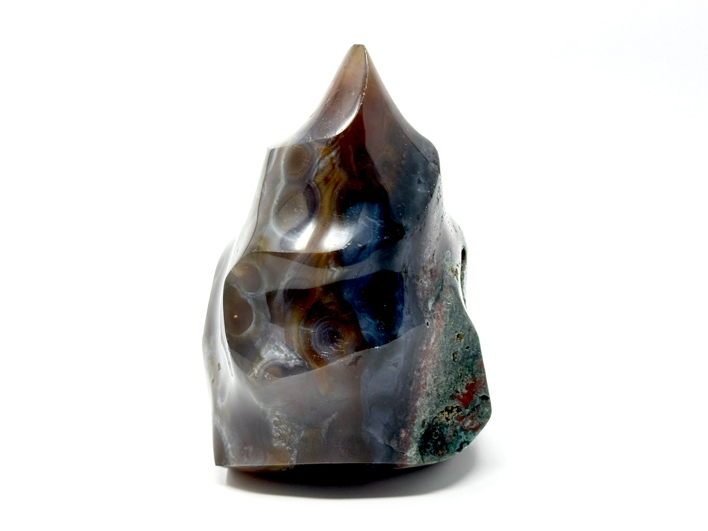 Ocean Jasper Crystal Flame Shape 10.6cm