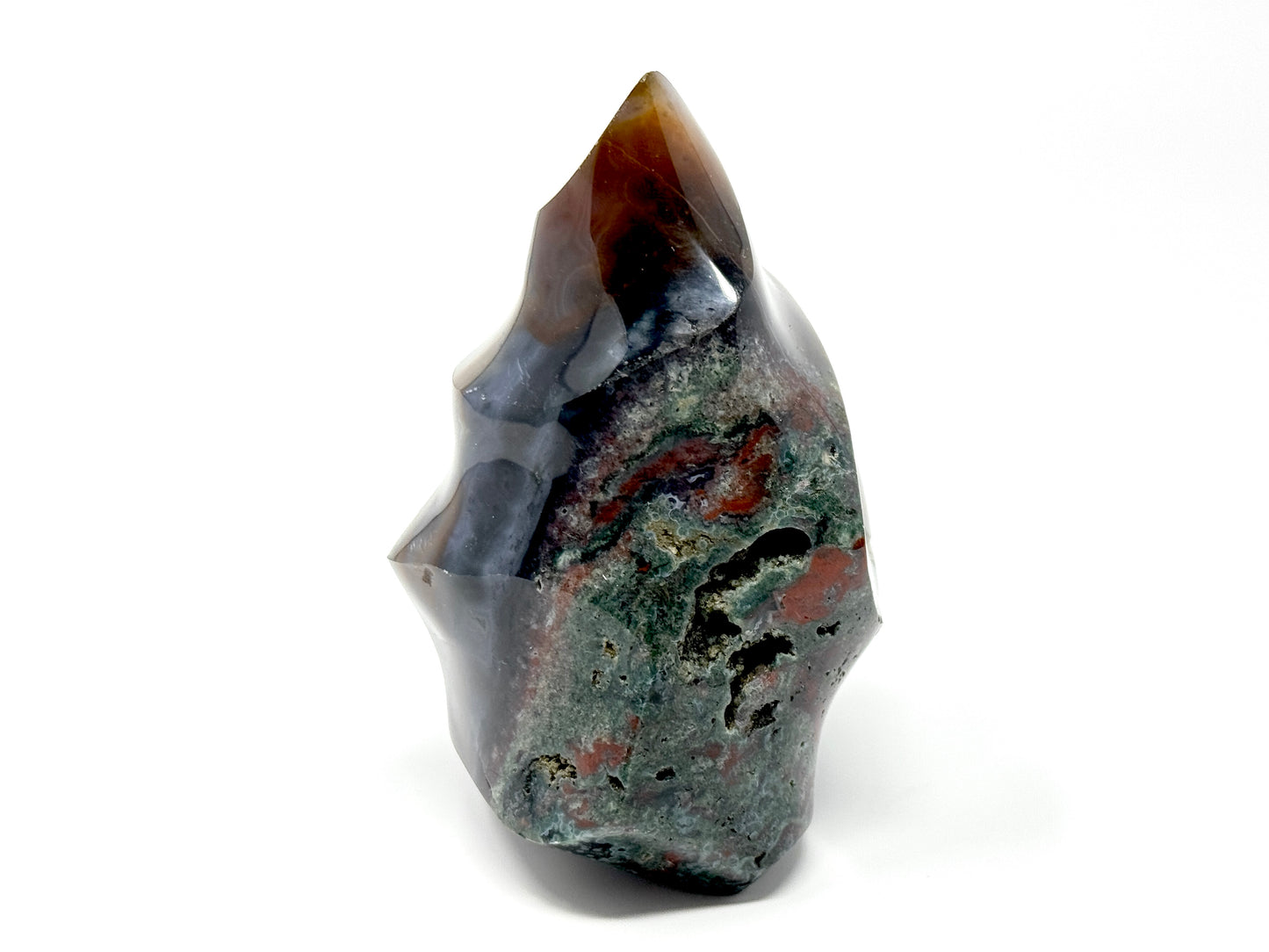 Ocean Jasper Crystal Flame Shape 10.6cm