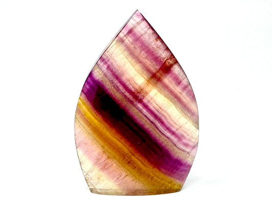 Pastel Rainbow Fluorite Crystal Freeform 9.4cm