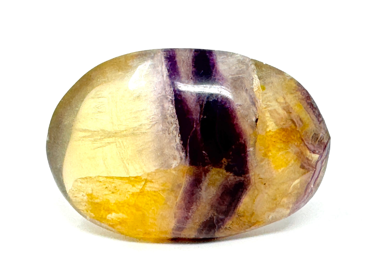 Pastel Rainbow Fluorite Crystal Pebble 5.1cm