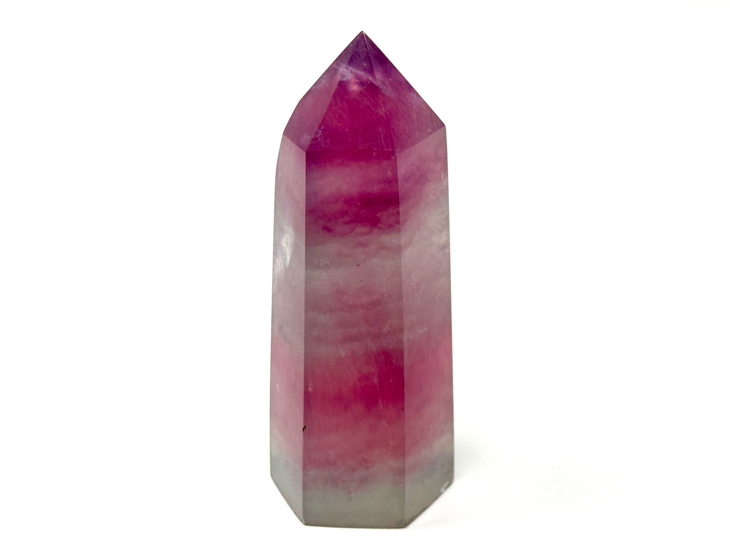 Pastel Fluorite Crystal Point 9.7cm