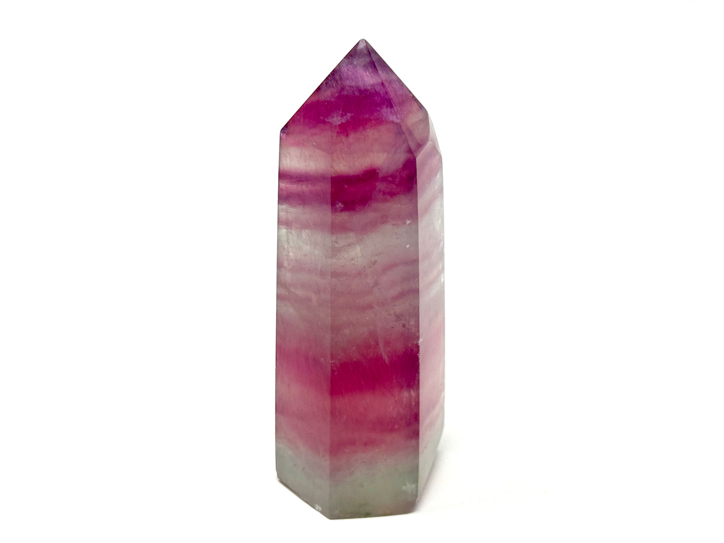Pastel Fluorite Crystal Point 9.7cm