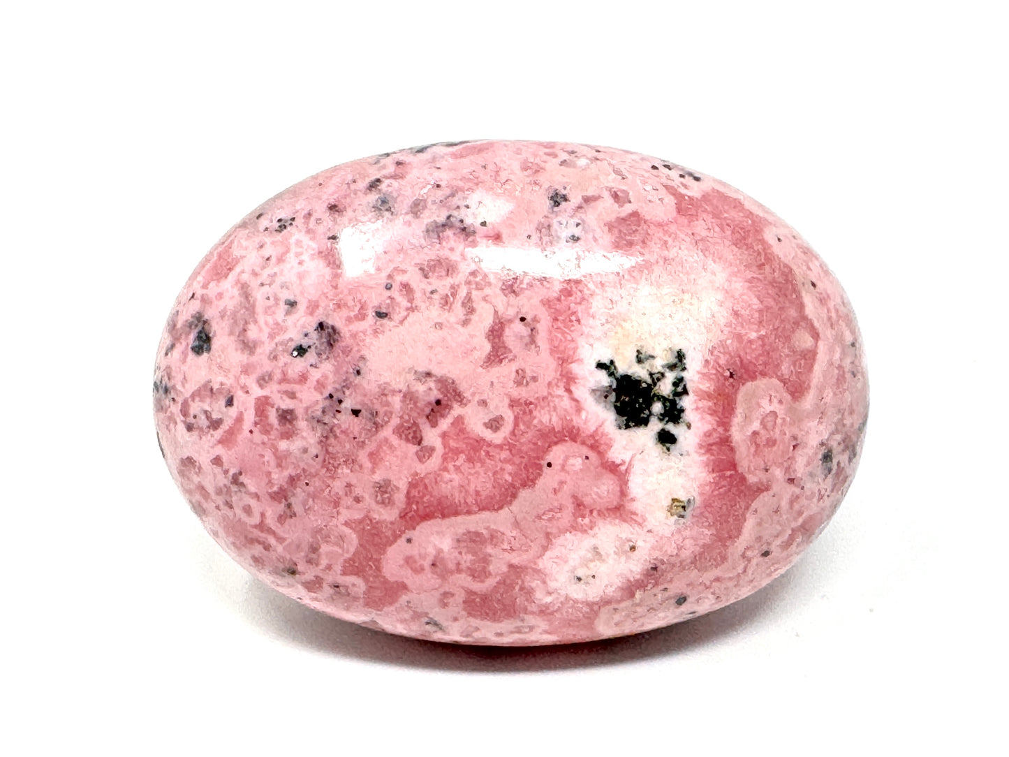 Peruvian Rhodonite Crystal Pebble 6cm