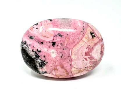 Peruvian Rhodonite Crystal Pebble 5.9cm