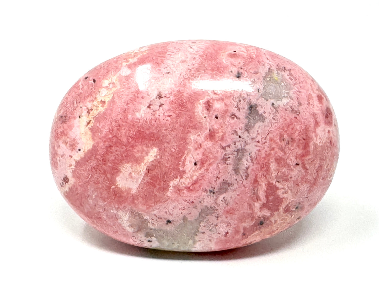 Peruvian Rhodonite Crystal Pebble 6cm
