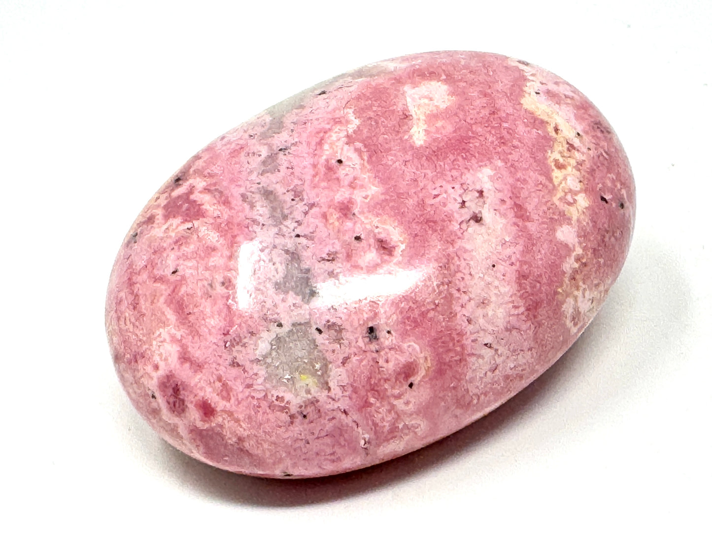 Peruvian Rhodonite Crystal Pebble 6cm