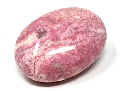 Peruvian Rhodonite Crystal Pebble 5.9cm