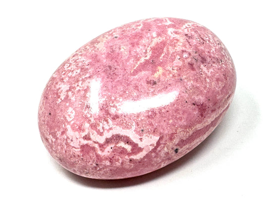 Peruvian Rhodonite Crystal Pebble 5.9cm
