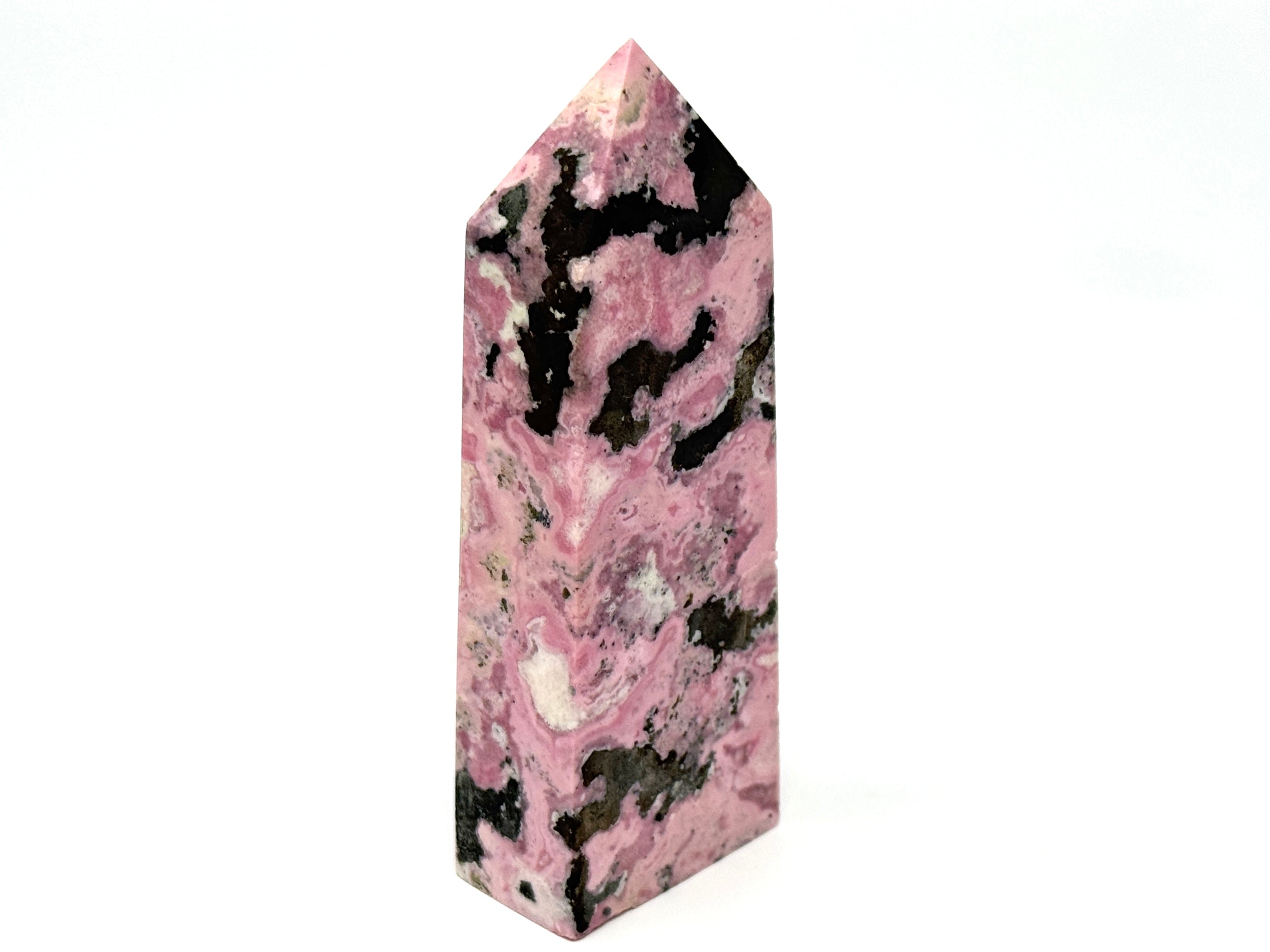 Peruvian Rhodonite Palm Tower | Shop Rhodonite For Sale Online ...