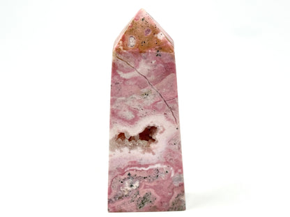 Druzy Peruvian Rhodonite Crystal Tower 10.7cm