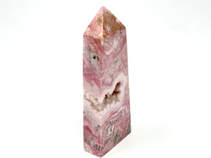 Druzy Peruvian Rhodonite Crystal Tower 10.7cm