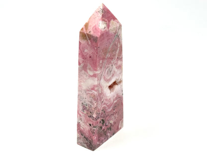 Druzy Peruvian Rhodonite Crystal Tower 10.7cm