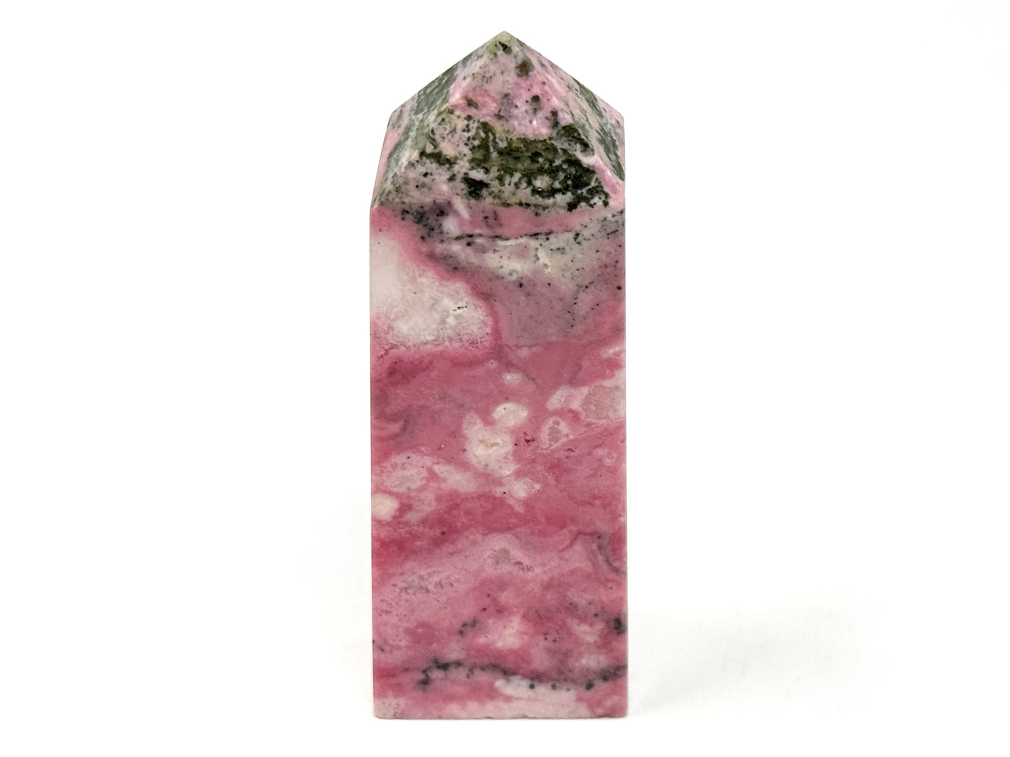 Peruvian Rhodonite Crystal Tower 8.3CM