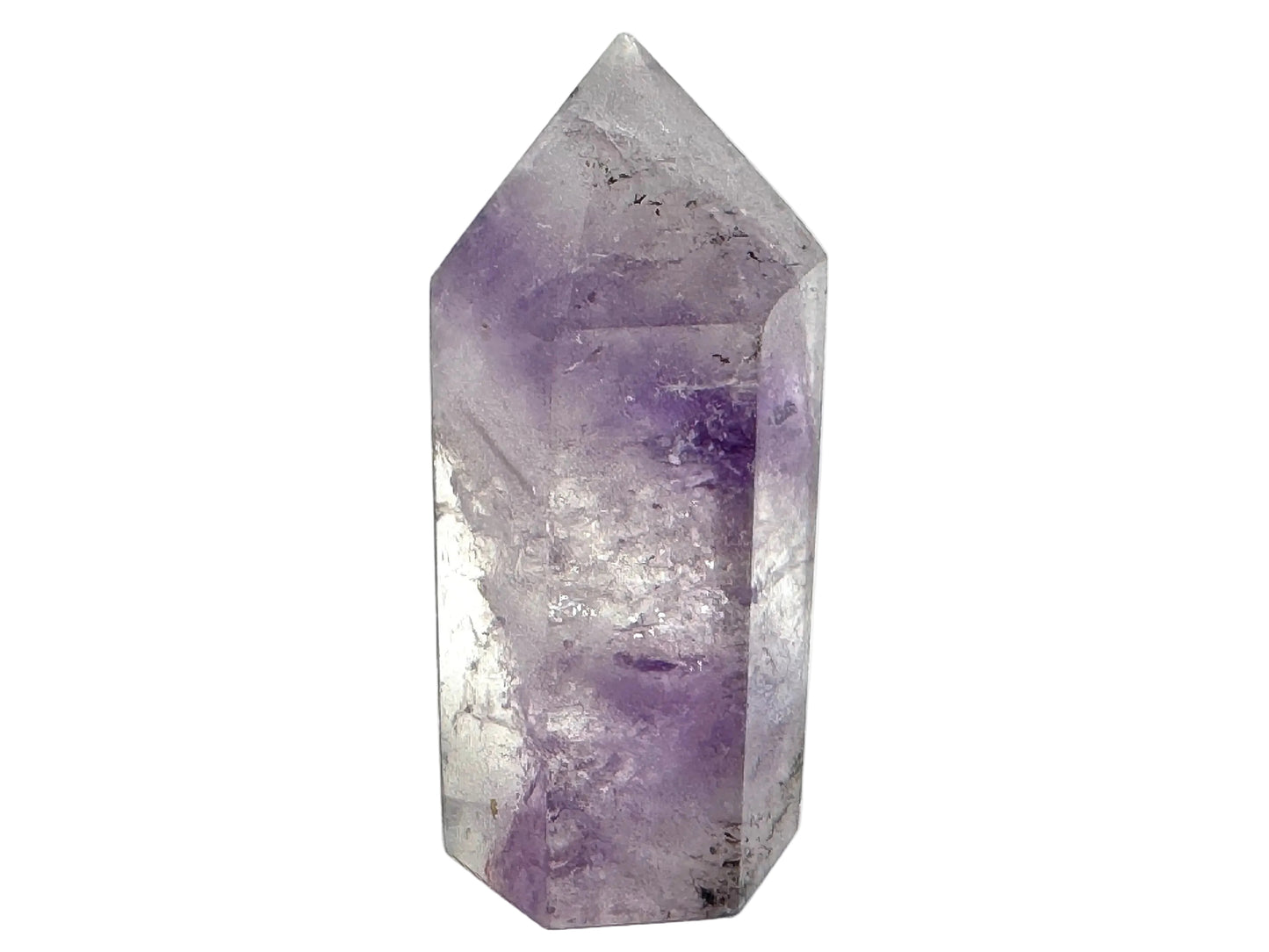 Amethyst Phantom Quartz Crystal Point 6.2cm