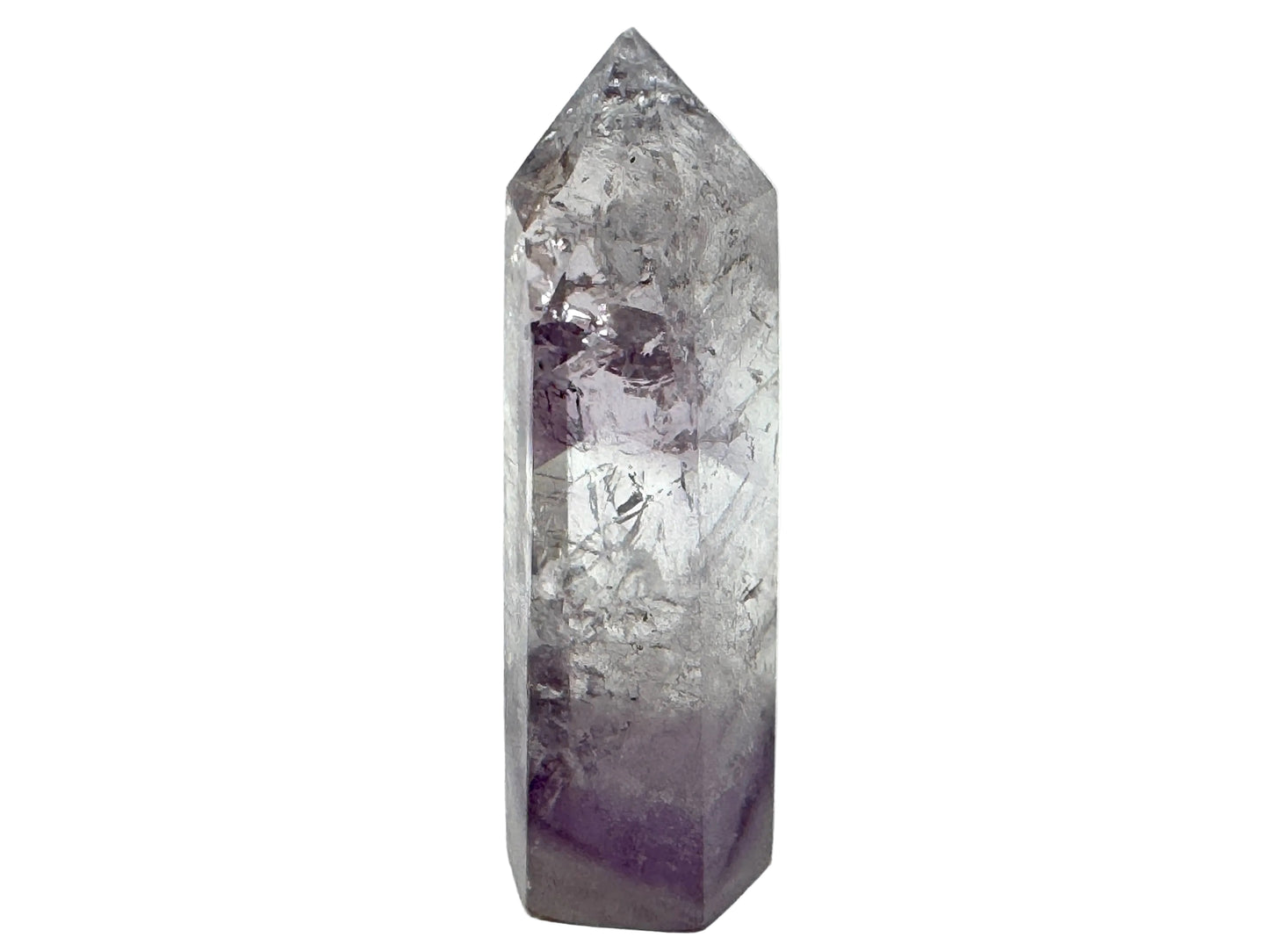 Amethyst Phantom Quartz Crystal Point 7.3cm