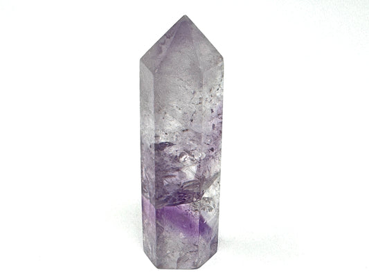 Amethyst Phantom Quartz Crystal Point 7.5cm