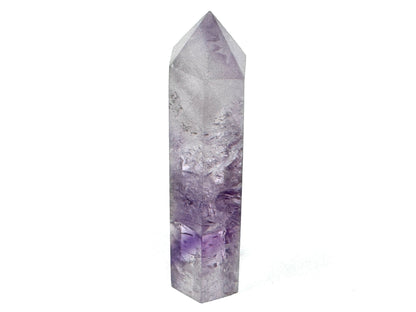 Amethyst Phantom Quartz Crystal Point 7.5cm