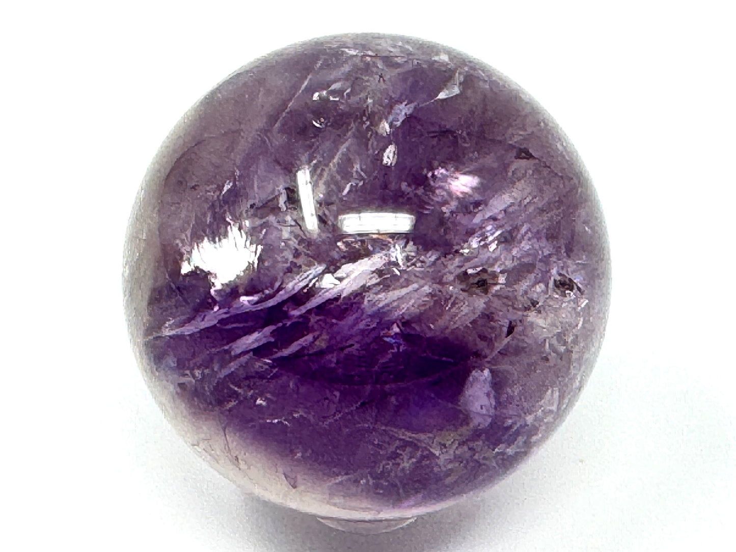Amethyst Phantom Quartz Crystal Sphere 5.1cm