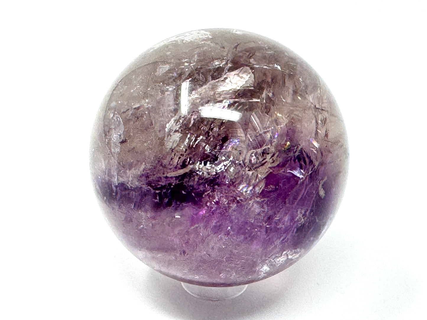 Amethyst Phantom Quartz Crystal Sphere 5.5cm