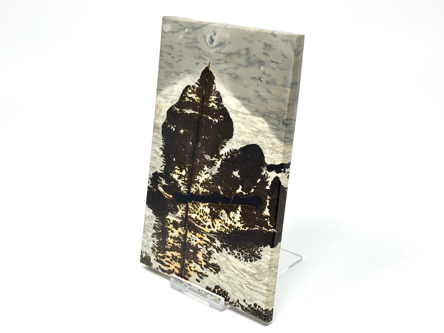 Picture Jasper Crystal Slice 14.4cm