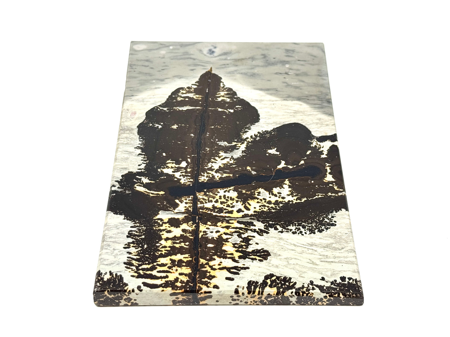 Picture Jasper Crystal Slice 14.4cm