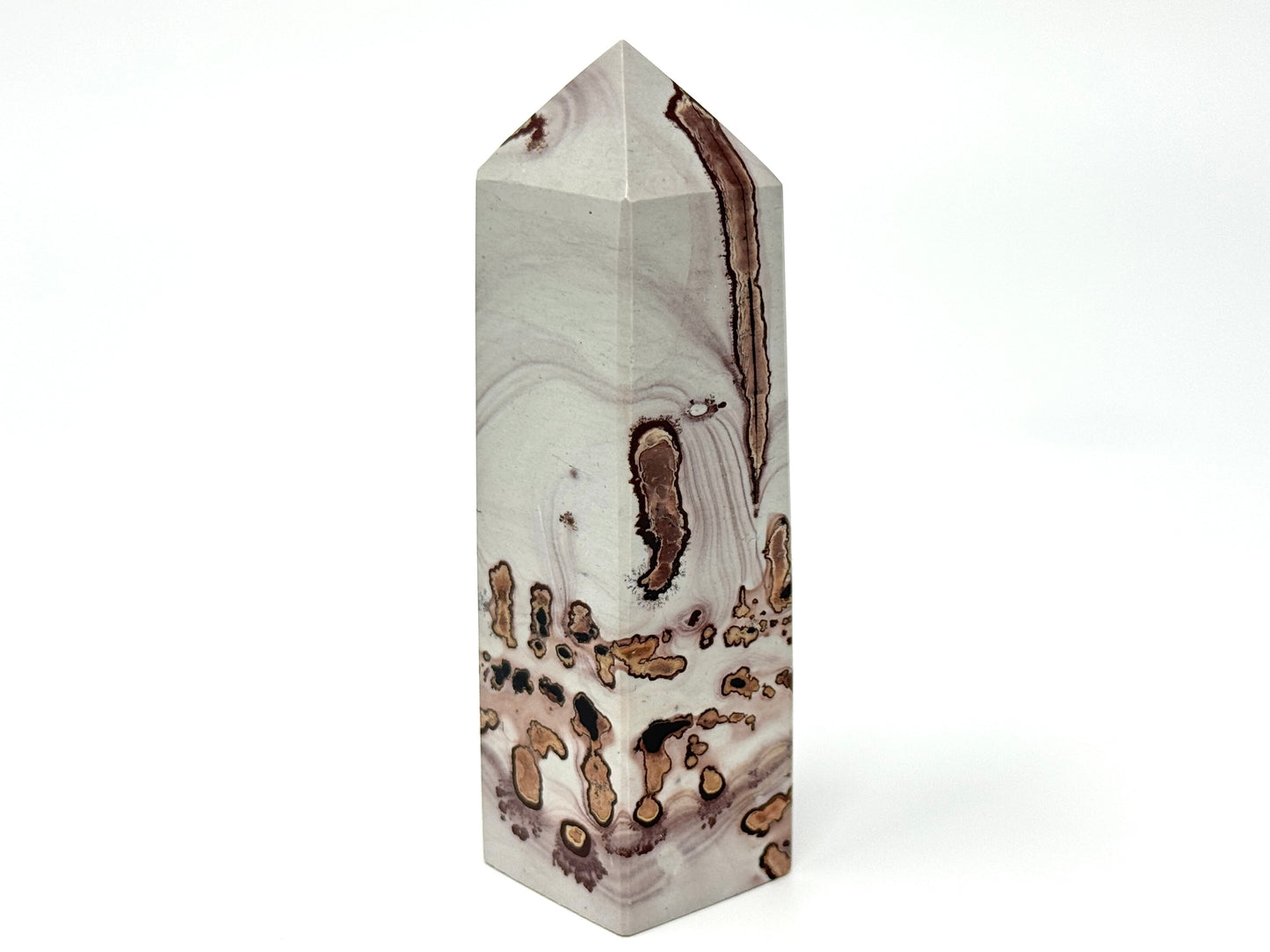 Picture Jasper Crystal Tower 9.7cm