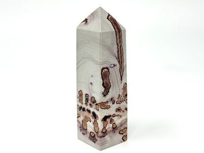 Picture Jasper Crystal Tower 9.7cm