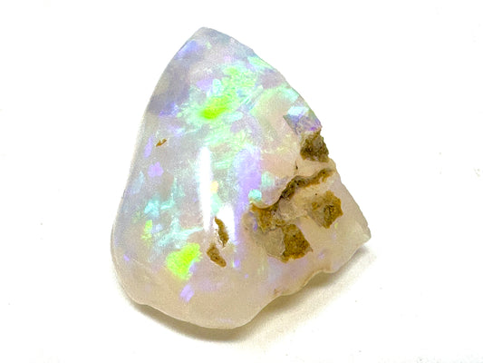 Ethiopian Crystal Opal Stone: Polished Welo Opal Gemstone 2.45 Grams