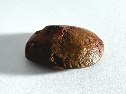 Ethiopian Shewa Opal: Polished Chocolate Opal Gemstone 6.1 Grams