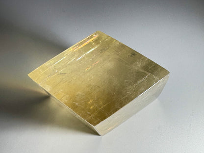 Polished Optical Honey Calcite Crystal 5cm
