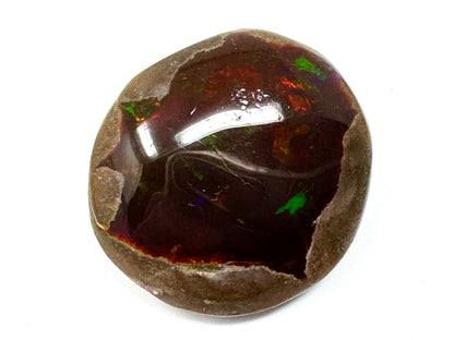 Ethiopian Shewa Opal: Polished Chocolate Opal Gemstone 12grams