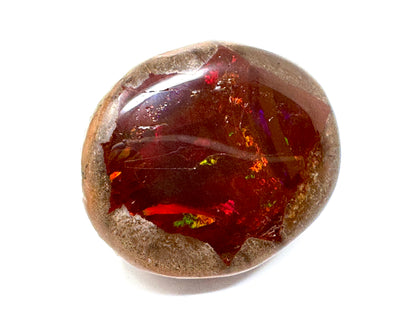 Large Ethiopian Shewa Opal: Polished Chocolate Opal Gemstone 28.66 grams
