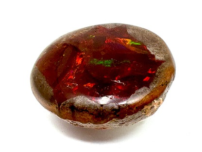 Large Ethiopian Shewa Opal: Polished Chocolate Opal Gemstone 28.66 grams