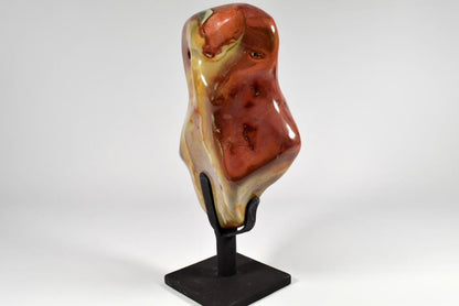 Large Polychrome Jasper Mounted Crystal Freeform 30.2cm