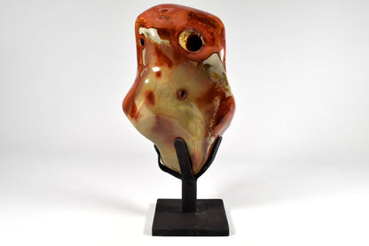 Large Polychrome Jasper Mounted Crystal Freeform 30.2cm