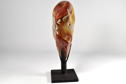 Large Polychrome Jasper Mounted Crystal Freeform 30.2cm