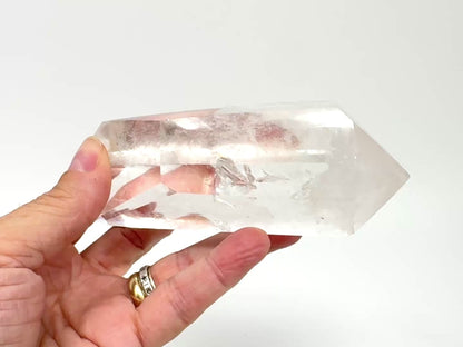 Clear Quartz  Double Terminated Crystal Point 13cm